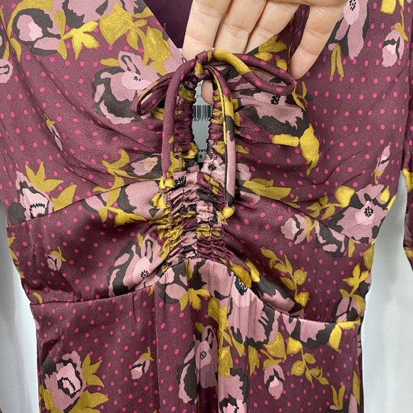 NEW Free People Morning Light Mini Dress Sz 0 - Picture 8 of 8